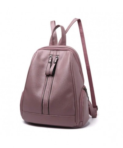 Womens Leather Backpack Rucksack Bookbag
