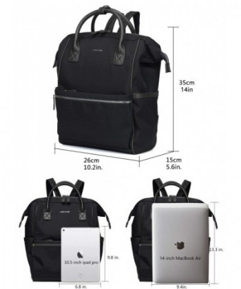 Small Travel Backpack for Women Waterproof School Bookbag Laptop Bag ...