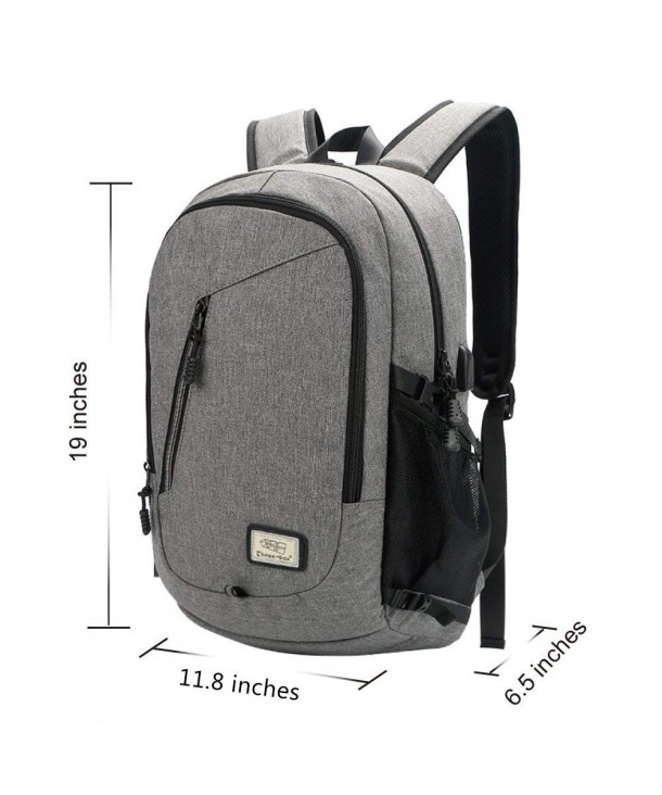 Slim Laptop Backpack 15.6 Inch Business Computer Bag College School ...