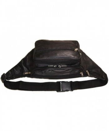 Genuine Leather Jumbo Sized Pouch/Fanny Pack with 18
