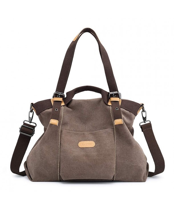 Canvas Handbag- Casual Hobo Purse Tote Bag Top Handle Handbags ...