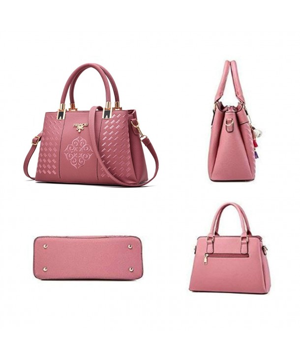 Ladies Stylish Beautiful Pocketbook Handbag - Pink - CD18DOSLY9Q