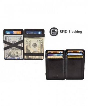 RFID Blocking Thin Minimalist Magic Wallet- Vegetable Tan Leather ...