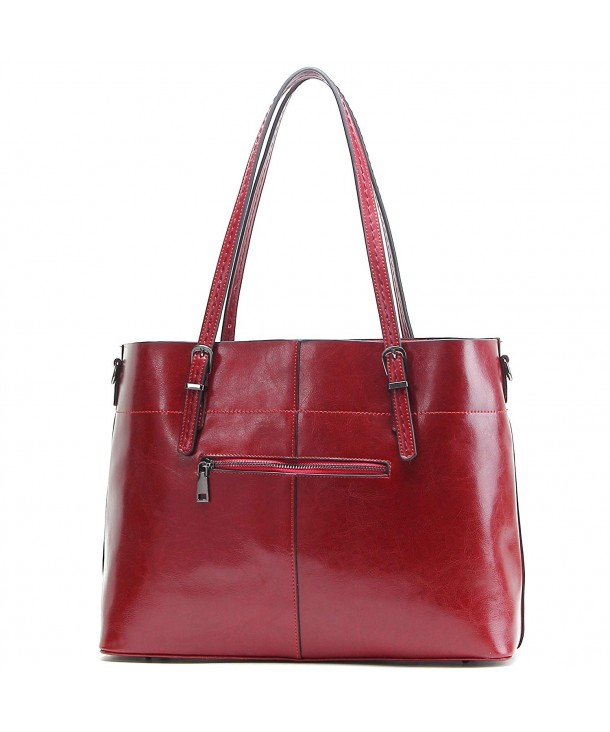 Large Genuine Leather Purses Women Crossbody Vintage Top-handle Travel ...