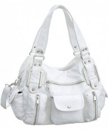 Ultra Utilitarian White Convertible Satchel