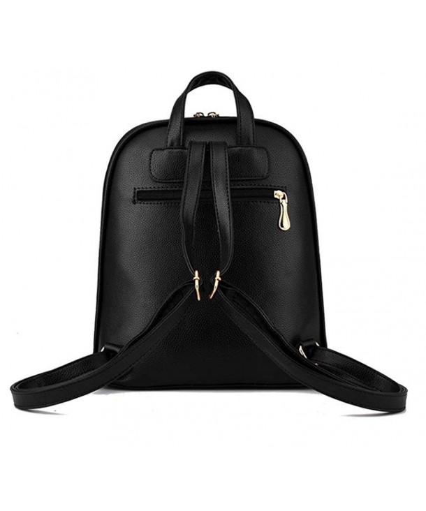 H.TAVELnew Fashion Women Girl Leather Mini School Bag Travel Backpack ...