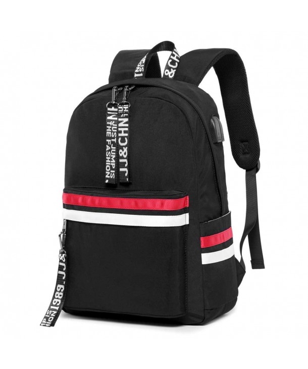 Lightweight Backpack Fashion Backpacks - Black - C418E3A7KXT