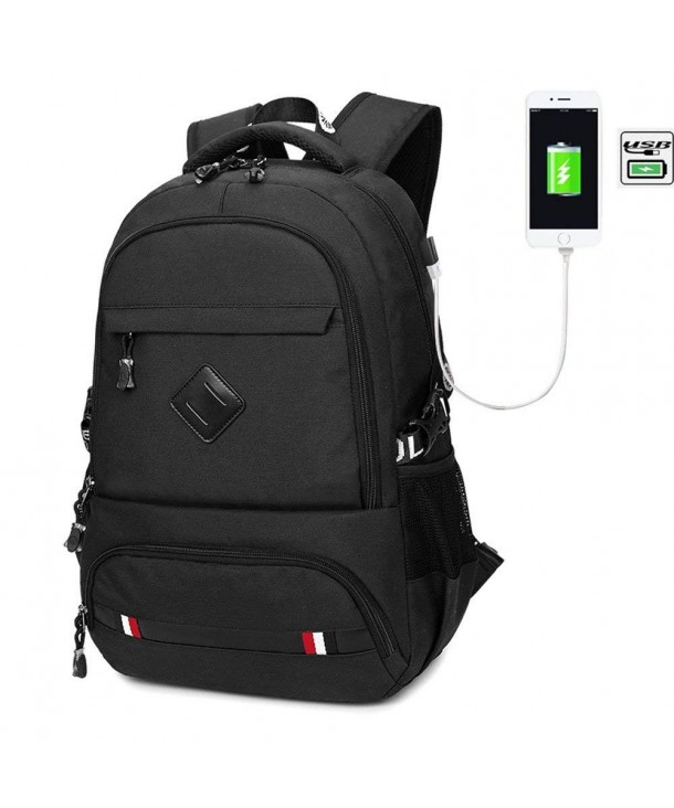 Backpacks Business Backpack Charging Resistant - Black - CH18573ZWAL
