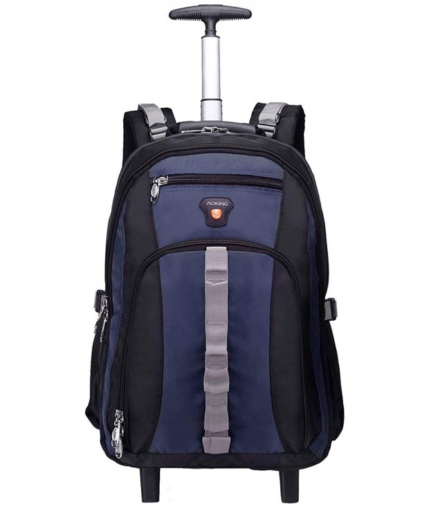 Resistant Business Rolling Backpack Compartment - Sapphire Blue ...