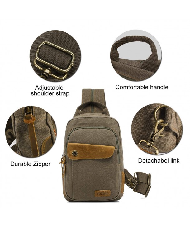 Shoulder Backpack Multipurpose Daypack - Army Green - CR18DOQIRW3