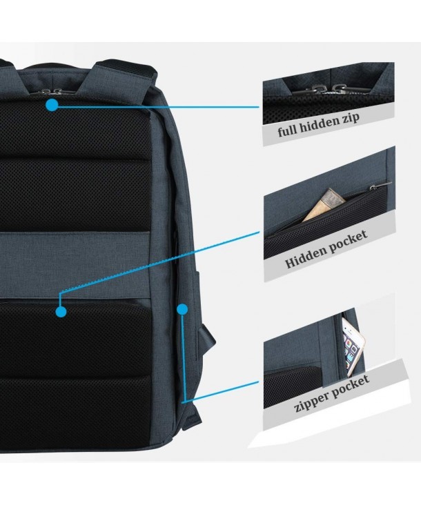 Travel Backpack- Anti-Theft Business Laptop Backpack Travel Safer ...