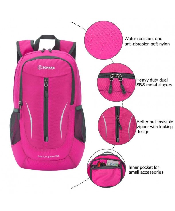 Lightweight Packable Backpack Resistant - Pink - CK18I5NQCRC