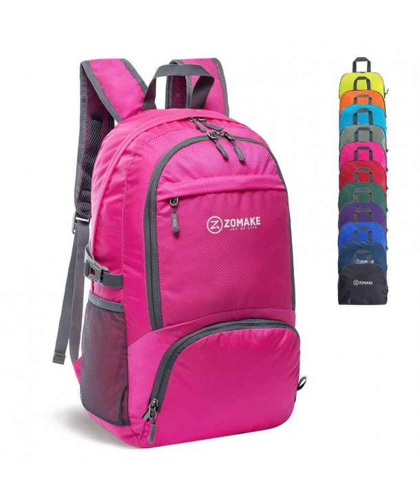Lightweight Packable Backpack Resistant - Pink - C918D28C5OT