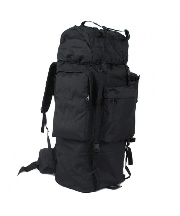Military Backpack Waterproof Travelling - black - CJ187NX9EID