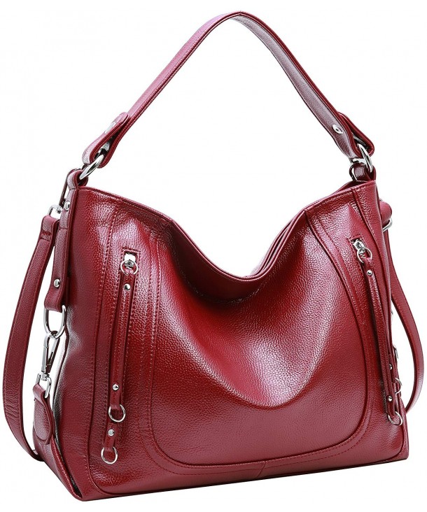 On Clearance! Women Leather Top Handle Handbags Shoulder Bags Tote