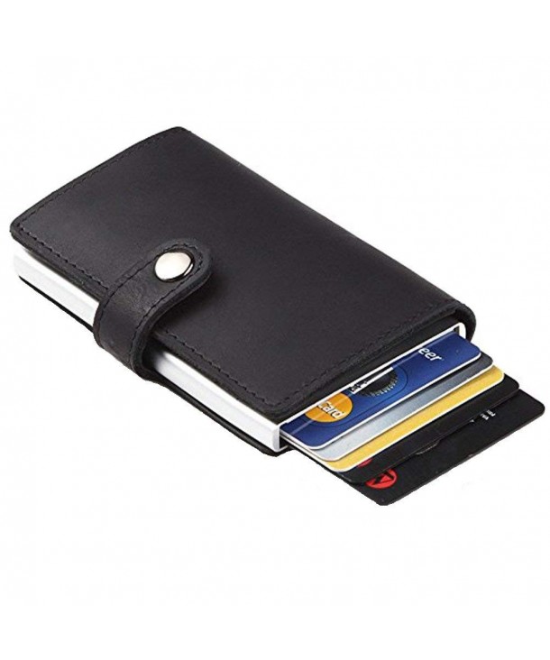 RFID Slim Wallet Front Pocket Wallet Minimalist Secure Thin Credit Card ...