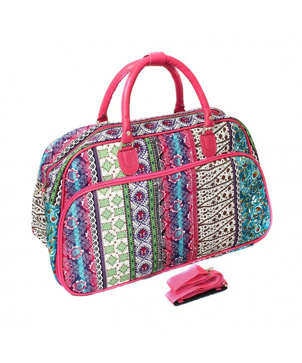 21-Inch Carry-On Shoulder Tote Duffel Bag- Bohemian- One Size ...