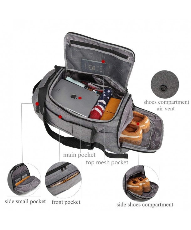 55L Convertible Travel Duffel Backpack Sports Gym Bag with Shoe ...