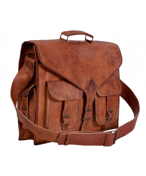 Stylish Hunter Leather Messenger Bag Laptop Upto 15.6 inch Bag ...
