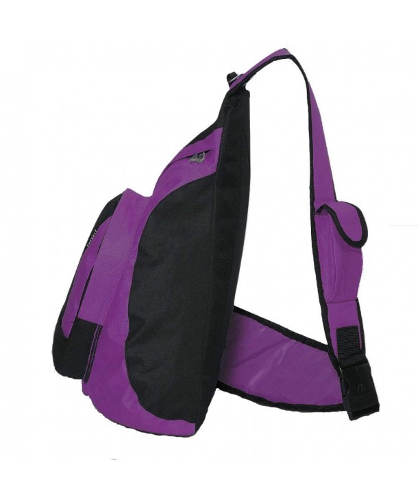 Everest Shoulder Sling Hobo Backpack Messenger Bag PURPLE - CS11ULSW5Y7