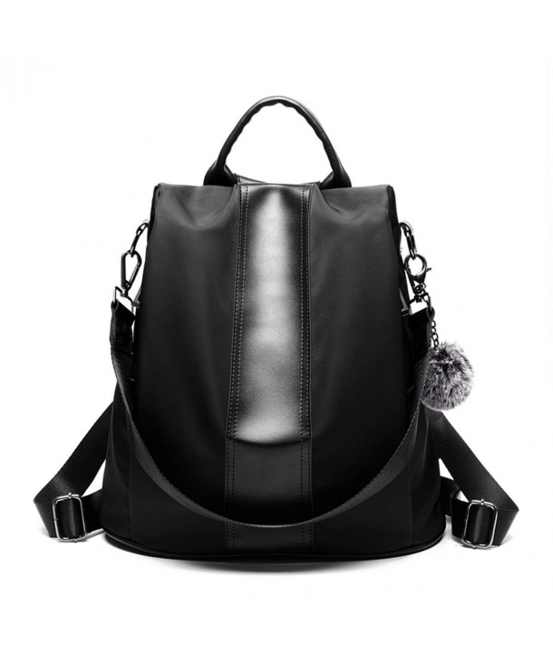 Backpack Waterproof Anti theft Covertible Shoulder - Nylon Black ...