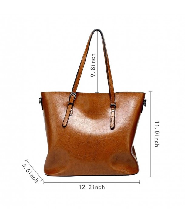 Women Tote Bag Handle Satchel Vintage Shoulder Bags Purse Large ...