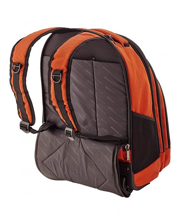 (2018 New and Improved) Rolling Backpack - Orange - CM12CI6AZ6N