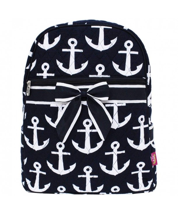 Quilted Anchor Themed Prints NGIL Quilted Backpacks - Anchor-Navy ...