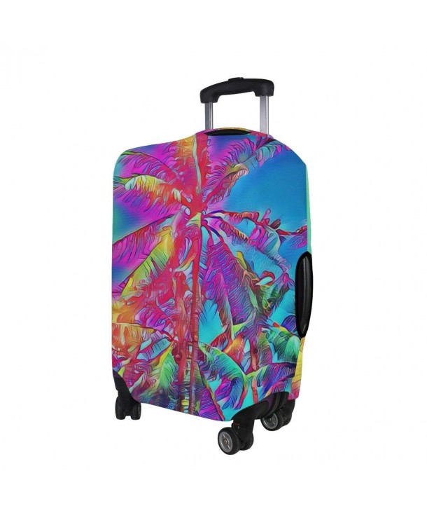 U LIFE Abstract Beach Palm Trees Luggage Suitcase Cover Protector for ...