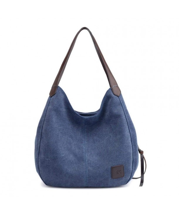Women Fashion Canvas Shoulder Bag Casual Cotton Canvas Handbag Travel ...