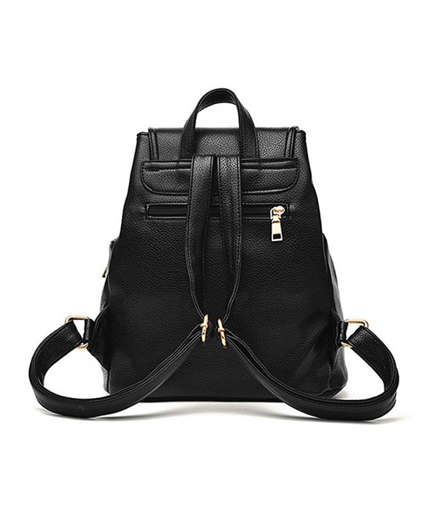 Women Fashion Loverly Cute Daypack Leather Backpack Drawstirng Bag ...