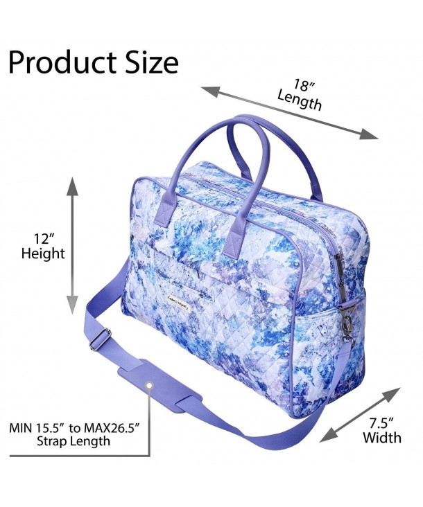 Cute Overnight Bag For Women and Girls Weekender Bag Abstract Purple ...