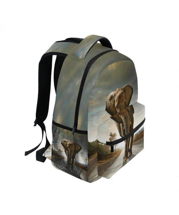 Elephant Backpacks Shoulder Backpack - C318G9Y6ELC