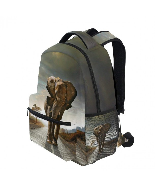 Elephant Backpacks Shoulder Backpack - C318G9Y6ELC