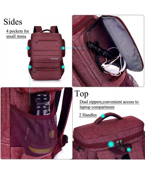 Multi functional Backpack Business Shoulder - Red - CM1860KUY8M