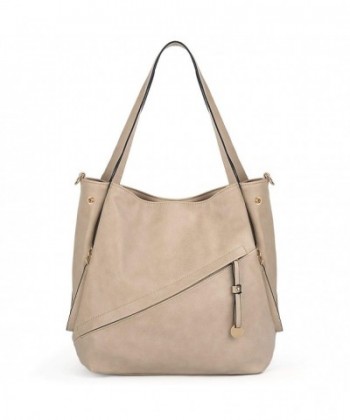 Women Tote Bag 2 Pcs Set Handbag Soft Vegan Leather Top Handle Front ...