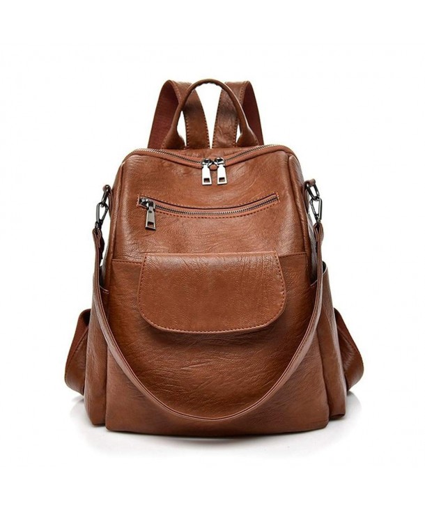 Backpack Purse Pu Leather Handbag Cute Tote Girl Large Capacity Satchel ...